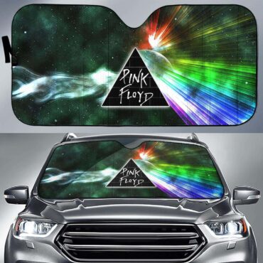 Dark Side Of Moon Galaxy Green Auto Sun Shade