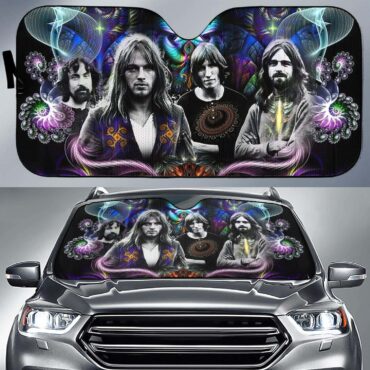 Dark Side Of The Moon Psychedelic Abstract Art Auto Sun Shade