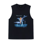 Aquatic Shine On Pink Floyd Front Tank Black - OtherBrick