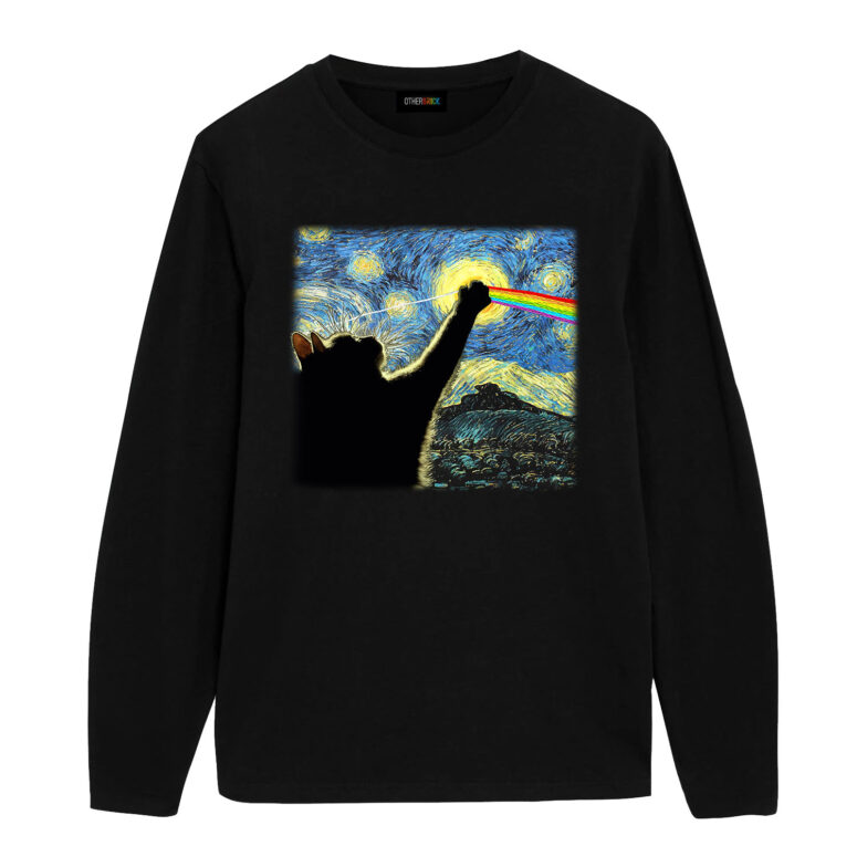 Cat Starry Night DSOTM Van Gogh Shirt Cat Starry Night DSOTM Van Gogh Shirt