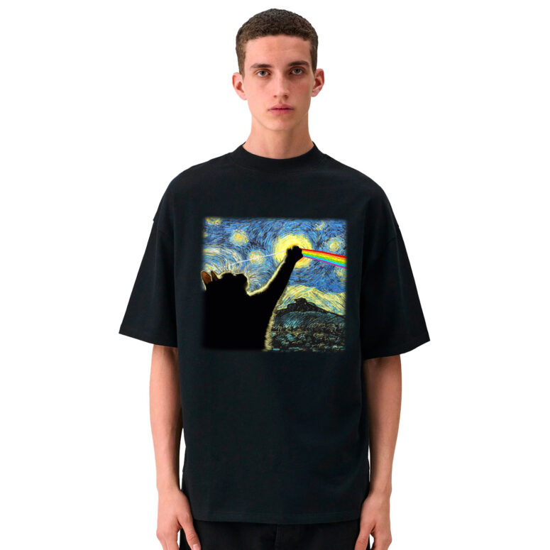 Cat Starry Night DSOTM Van Gogh Shirt Cat Starry Night DSOTM Van Gogh Shirt