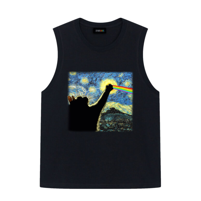 Cat Starry Night DSOTM Van Gogh Shirt Cat Starry Night DSOTM Van Gogh Shirt