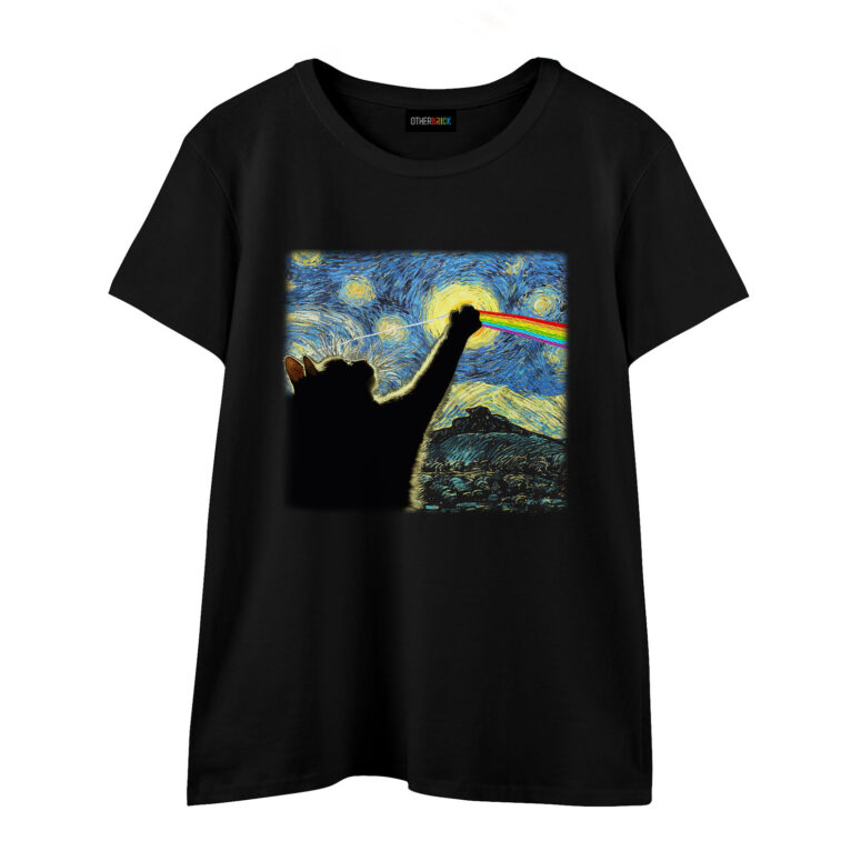 Cat Starry Night DSOTM Van Gogh Shirt Cat Starry Night DSOTM Van Gogh Shirt