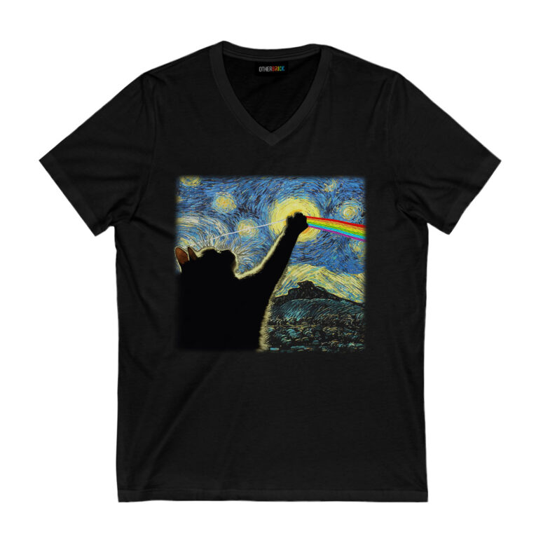 Cat Starry Night DSOTM Van Gogh Shirt Cat Starry Night DSOTM Van Gogh Shirt