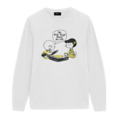 Charlie Brown No Pink Floyd Music No Life Dsotm Front Longsleeve White - OtherBrick