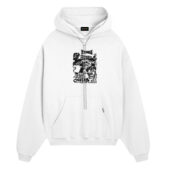 Cheetah Flyer Los Angeles Pink Floyd Front Hoodie White - OtherBrick