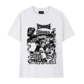 Cheetah Flyer Los Angeles Pink Floyd Front Tshirt White - OtherBrick