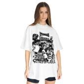 Cheetah Flyer Los Angeles Pink Floyd Front Woman Shirt White - OtherBrick
