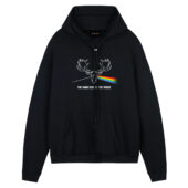 Dark Side Of The Moose Front Hoodie Black - OtherBrick