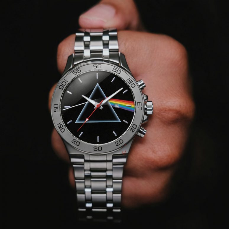 Dark Side Of The Moon Pink Floyd Gentleman Powermatic Silver Watch Dark Side Of The Moon Pink Floyd Gentleman Powermatic Silver Watch