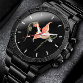 Fecking Flowers Gentleman Powermatic Silver Watch Black - OtherBrick