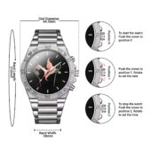 Fecking Flowers Gentleman Powermatic Silver Watch Guide 22 - OtherBrick