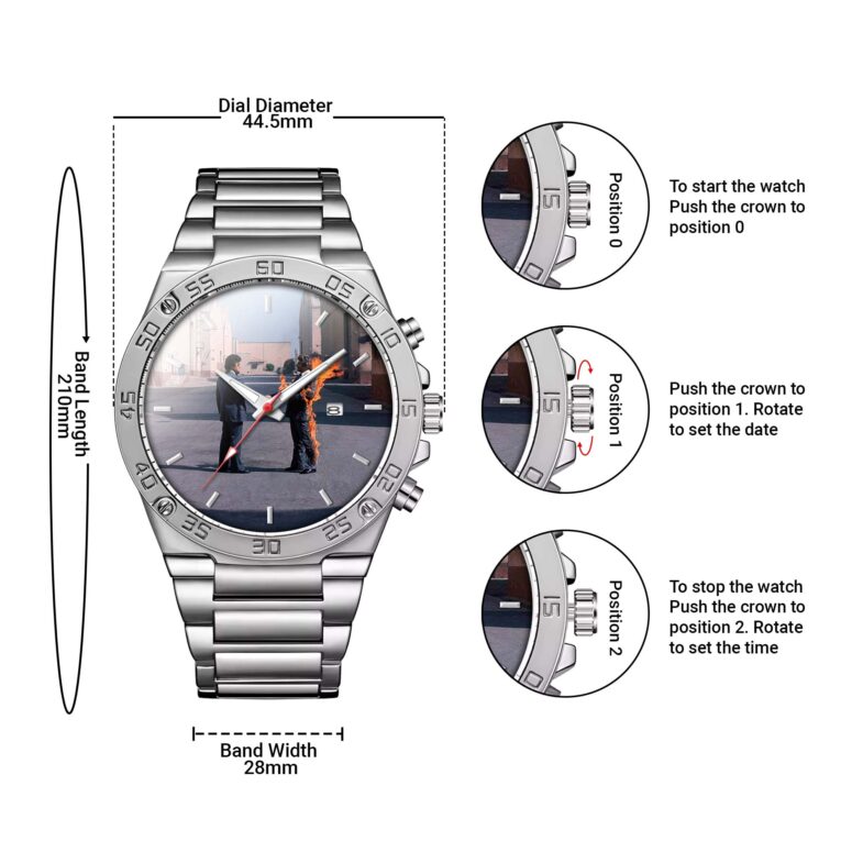Pink Floyd The Endless River Gentleman Powermatic Silver Watch Pink Floyd The Endless River Gentleman Powermatic Silver Watch