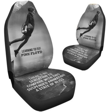 Learning To Fly There's No Sensation To Compare Pink Floyd Car Seat Cover