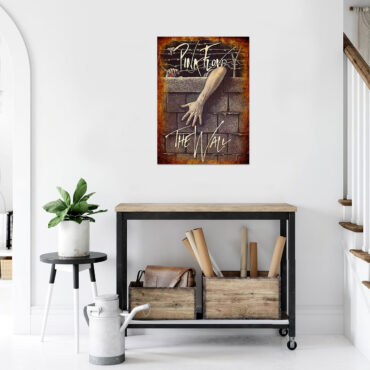Pink Floyd The Wall Hand Grunge Texture Metal Sign