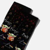Music Baby Yoda Wellcome To The Dark Side Pink Floyd Socksb - OtherBrick
