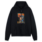 Pink Floyd 1970 Filmore East Exhibition Concert Front Hoodie Black - OtherBrick