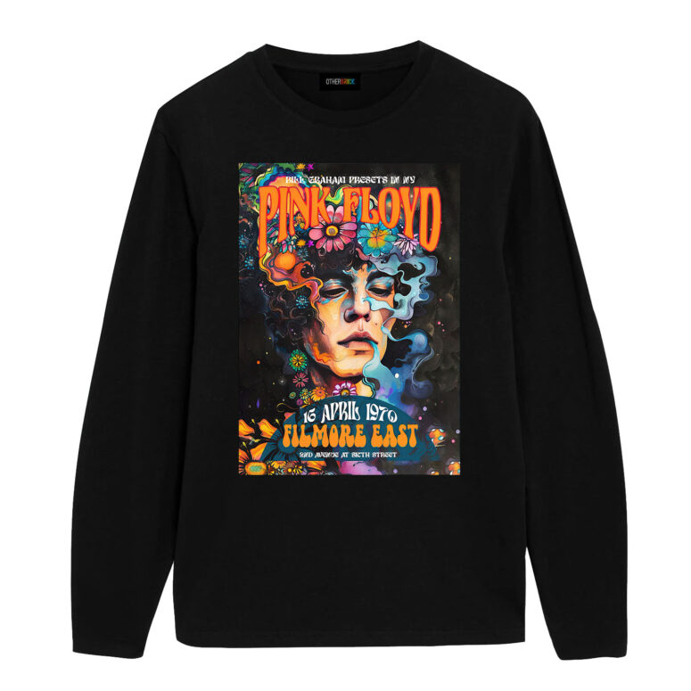 1970 Fillmore East Exhibition Concert Pink Floyd Shirt