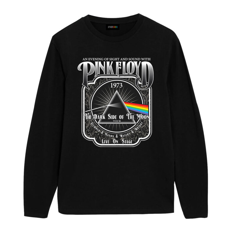 The Dark Side Of The Moon Pink Floyd 1973 Tour Shirt The Dark Side Of The Moon Pink Floyd 1973 Tour Shirt