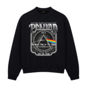 Pink Floyd 1973 Tour The Dark Side Of The Moon Front Sweatshirt Black - OtherBrick