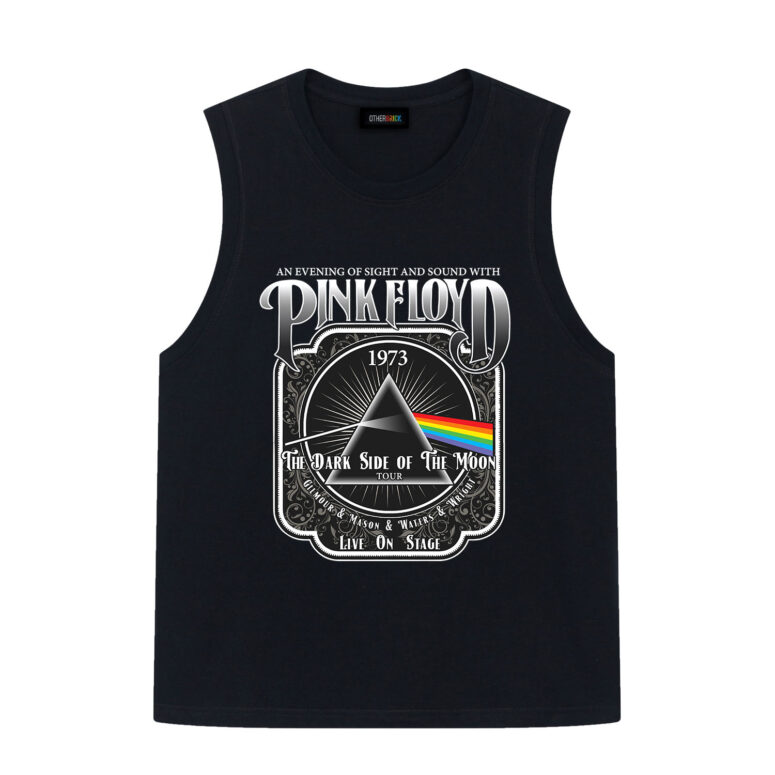 The Dark Side Of The Moon Pink Floyd 1973 Tour Shirt The Dark Side Of The Moon Pink Floyd 1973 Tour Shirt