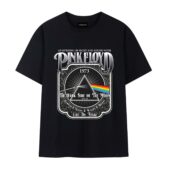 Pink Floyd 1973 Tour The Dark Side Of The Moon Front Tshirt Black - OtherBrick