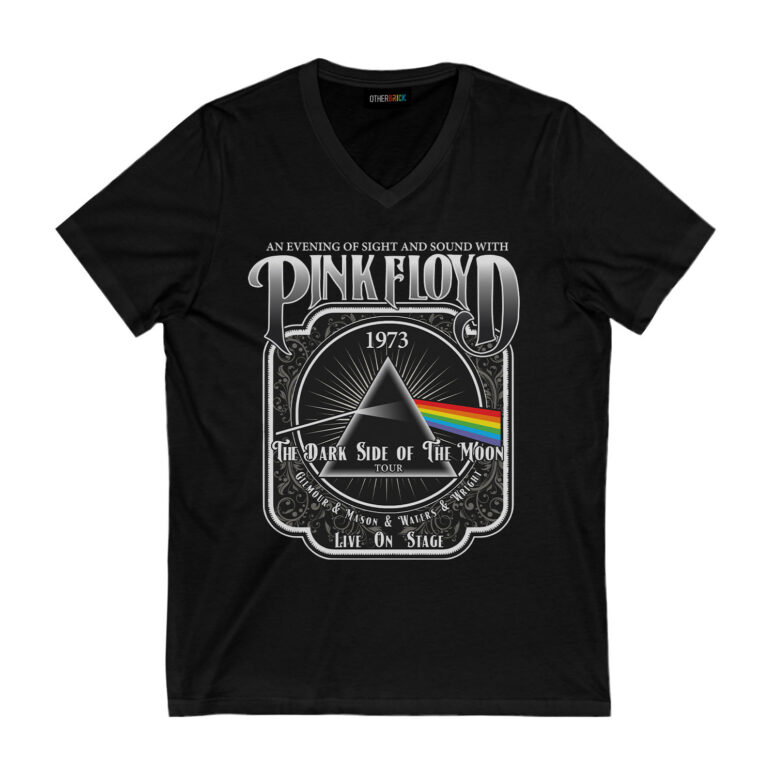 The Dark Side Of The Moon Pink Floyd 1973 Tour Shirt The Dark Side Of The Moon Pink Floyd 1973 Tour Shirt