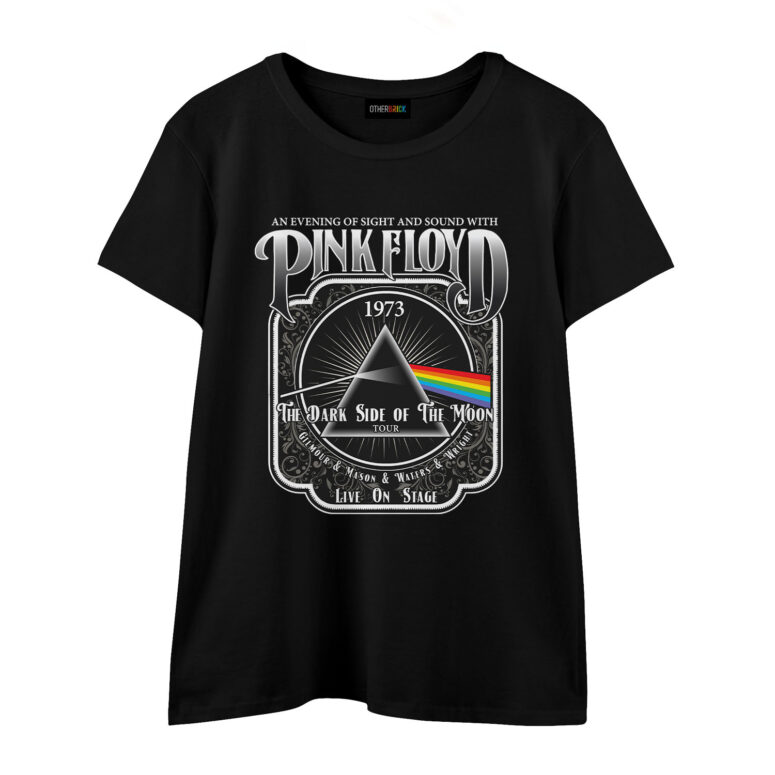 The Dark Side Of The Moon Pink Floyd 1973 Tour Shirt The Dark Side Of The Moon Pink Floyd 1973 Tour Shirt
