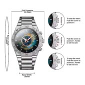 Pink Floyd 50th Anniversary Dsotm Pulse Gentleman Powermatic Silver Watch Guide 23 - OtherBrick