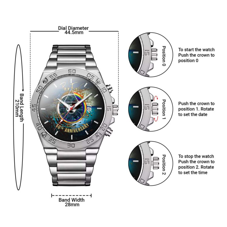 Pink Floyd The Endless River Gentleman Powermatic Silver Watch