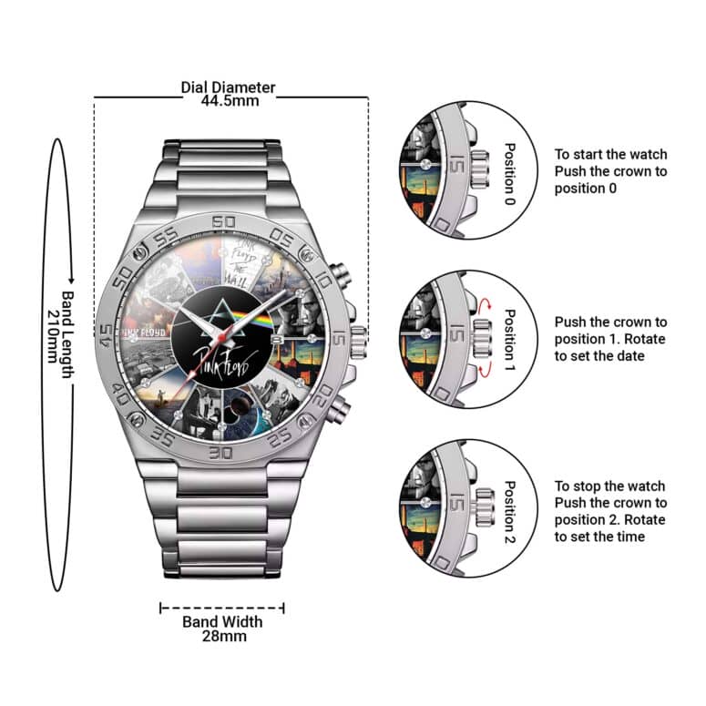 Pink Floyd The Endless River Gentleman Powermatic Silver Watch