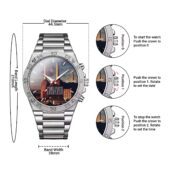 Pink Floyd Animals Pig Fly Gentleman Powermatic Silver Watch Guide 16 - OtherBrick