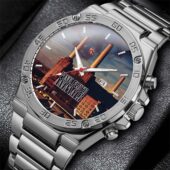 Pink Floyd Animals Pig Fly Gentleman Powermatic Silver Watch Silver - OtherBrick