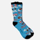 Pink Floyd Animals Pig Fly In Blue Sky Over Battersea Power Station Socks 4 - OtherBrick