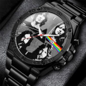Pink Floyd Band Dsotm Gentleman Powermatic Silver Watch Black - OtherBrick