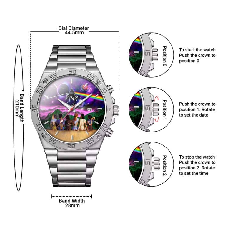 Pink Floyd The Endless River Gentleman Powermatic Silver Watch