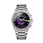 Pink Floyd Dsotm Endless River Gentleman Powermatic Silver Watch Front - OtherBrick