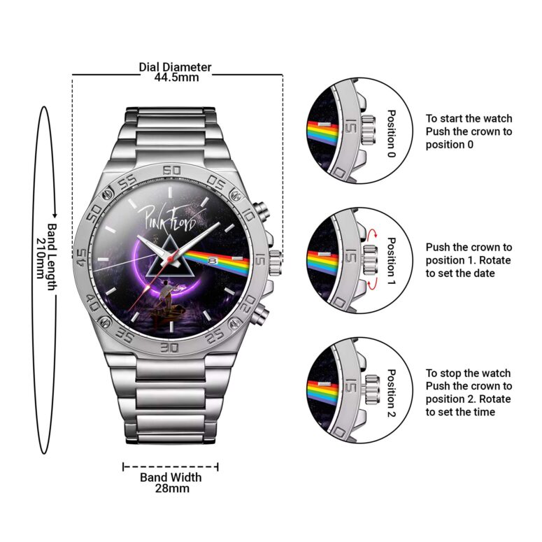Pink Floyd The Endless River Gentleman Powermatic Silver Watch