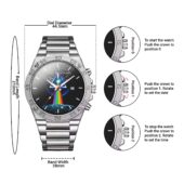 Pink Floyd Dsotm Lightning Gentleman Powermatic Silver Watch Guide 12 - OtherBrick