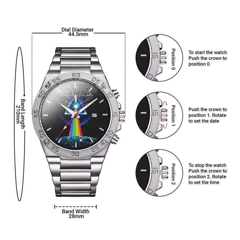 Pink Floyd The Endless River Gentleman Powermatic Silver Watch