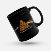 Pink Floyd Dark Side Of The Brew Coffee Mug Black 1 - OtherBrick