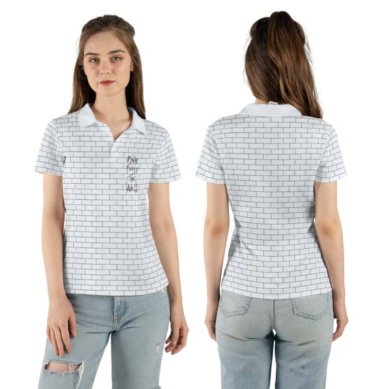 Pink Floyd The Wall Album Cover Polo Shirt Pink Floyd The Wall Album Cover Polo Shirt