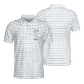 Pink Floyd The Wall Album Cover Mockup Aop Polo Front Back - OtherBrick