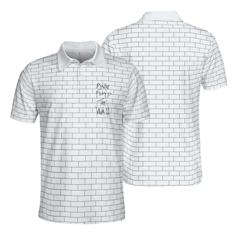 Pink Floyd The Wall Album Cover Polo Shirt Pink Floyd The Wall Album Cover Polo Shirt