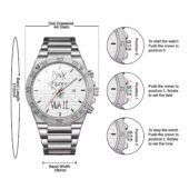 Pink Floyd The Wall Album Gentleman Powermatic Silver Watch Guide 20 - OtherBrick