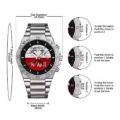 Pink Floyd The Wall Logo Gentleman Powermatic Silver Watch Guide - OtherBrick