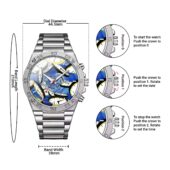 Pink Floyd Time Gentleman Powermatic Silver Watch Guide 11 - OtherBrick