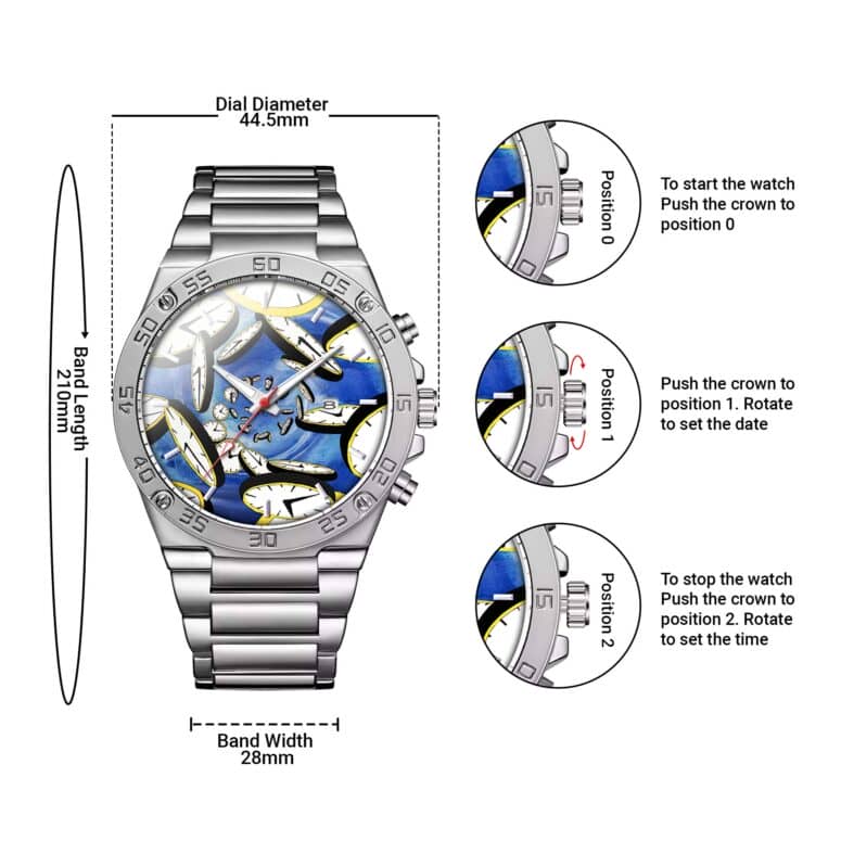 Pink Floyd The Endless River Gentleman Powermatic Silver Watch