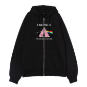 Pink Freud The Dark Side Of Your Mom Front Ziphoodie Black - OtherBrick