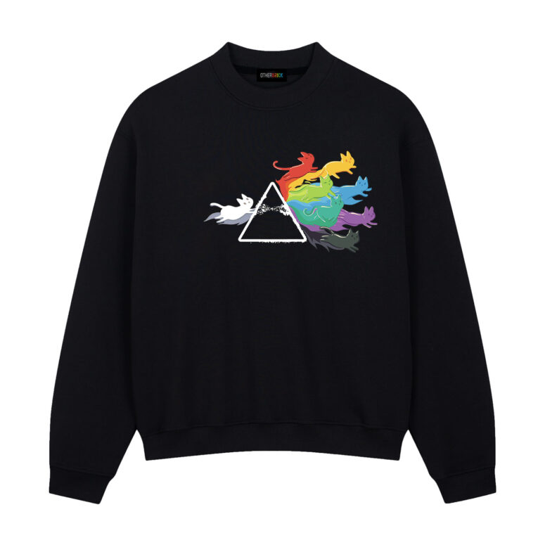 Prisma Rainbow Cats Dark Side Of The Moon Pink Floyd Shirt Prisma Rainbow Cats Dark Side Of The Moon Pink Floyd Shirt